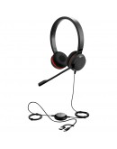 JABRA Evolve 20, Stereo MS, USB C/A adapter