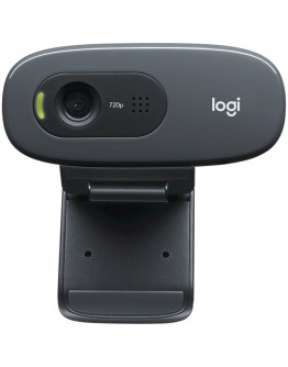 LOGITECH C270 HD Webcam - BLACK - USB