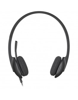 LOGITECH H340 Corded Headset - BLACK - USB
