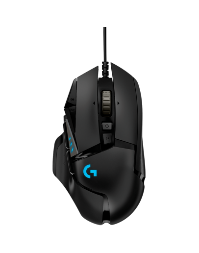 LOGITECH G502 Corded Gaming Mouse - HERO - BLACK