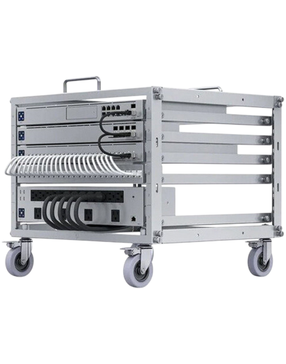 UniFi open frame 6U mobile rack, tool less