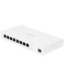 (8) GbE RJ45 ports with 27V passive PoE output