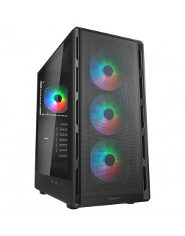 COUGAR AIRFACE PURE RGB PC Case, Mid Tower, Black