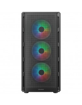 COUGAR AIRFACE PURE RGB PC Case, Mid Tower, Black