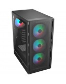 COUGAR AIRFACE PURE RGB PC Case, Mid Tower, Black