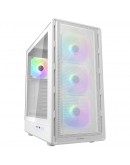 COUGAR AIRFACE PURE RGB PC Case, Mid Tower, White