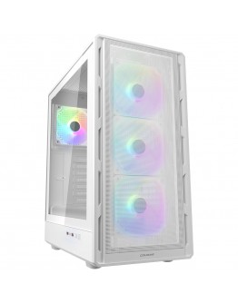 COUGAR AIRFACE PURE RGB PC Case, Mid Tower, White