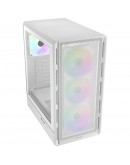 COUGAR AIRFACE PURE RGB PC Case, Mid Tower, White