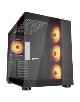 COUGAR FV150 RGB PC Case, Mid tower, Black