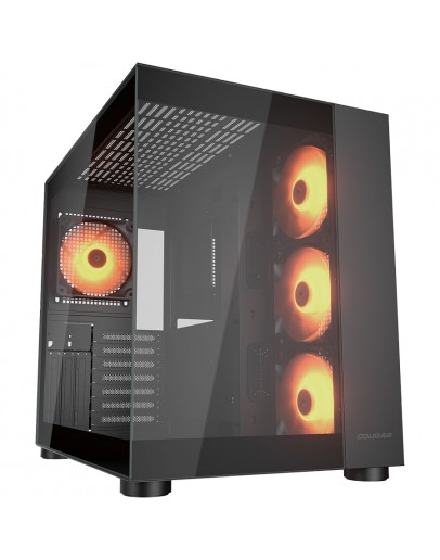 COUGAR FV150 RGB PC Case, Mid tower, Black