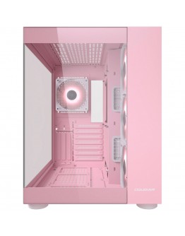 COUGAR FV150 RGB PC Case, Mid tower, Pink