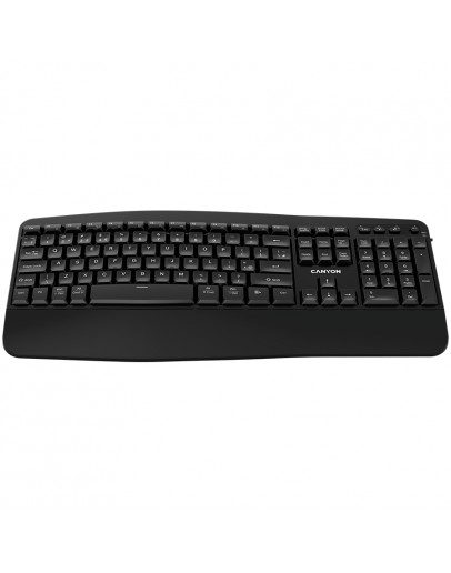 CANYON keyboard HKB-W6 Wireless Black