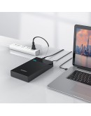 Orico кутия за диск Storage - Case - 3.5 inch, USB3.0, Built-in Power adapter, UASP, black - 3599U3