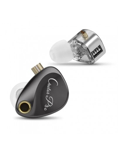 KZ професионални слушалки Hi-Fi In-Ear-Monitors - Castor Pro Gray No Mic - Bass Up Edition
