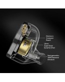 KZ професионални слушалки Hi-Fi In-Ear-Monitors - ZSN PRO 2 Midnight Black (Limited version), Mic