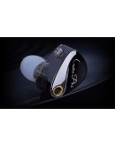 KZ професионални слушалки Hi-Fi In-Ear-Monitors - Castor Pro Silver Mic - Harman Edition