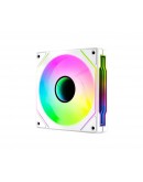 AeroCool вентилатор Fan 120mm Phantom M-3R - Infinity Mirror ARGB, REVERSE - White