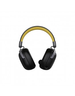 Ajazz безжични геймърски слушалки Wireless Gaming Headphones - AHM08 MAX Black, Gray, Yellow - Bluetooth , 2.4G