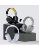 Ajazz безжични геймърски слушалки Wireless Gaming Headphones - AHM08 MAX Gray, White - Bluetooth , 2.4G