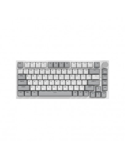 Ajazz геймърска механична клавиатура Gaming Mechanical Keyboard AK820 - AS Red Switch [Linear] (English US), Gray White, White Light