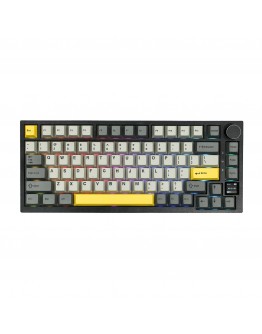 Ajazz геймърска механична клавиатура Wireless Gaming Mechanical Keyboard AK820 PRO - Gift Switch [Linear] (English US), Black, Gray