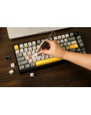 Ajazz геймърска механична клавиатура Wireless Gaming Mechanical Keyboard AK820 PRO - Gift Switch [Linear] (English US), Black, Gray