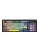 Ajazz геймърска механична клавиатура Wireless Gaming Mechanical Keyboard AK980 V2 - Gift Switch [Linear] (English US), Black, Gray