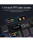 Ajazz геймърска механична клавиатура Wireless Gaming Mechanical Keyboard AK980 V2 - Gift Switch [Linear] (English US), Black, Gray