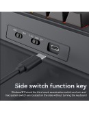 Ajazz геймърска механична клавиатура Wireless Gaming Mechanical Keyboard AK980 V2 - Gift Switch [Linear] (English US), Black, Gray