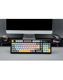 Ajazz геймърска механична клавиатура Wireless Gaming Mechanical Keyboard AK980 V2 - Gift Switch [Linear] (English US), Purple, White, Blue