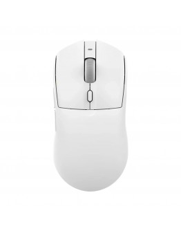 Ajazz професионална геймърска мишка AJ139 V2 MC - Wireless Gaming Mouse - 1K, Magnetic Charging Dock, White