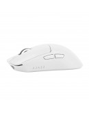 Ajazz професионална геймърска мишка AJ139P V3 MC - Wireless Gaming Mouse - 1K, Magnetic Charging Dock, White