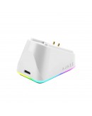 Ajazz професионална геймърска мишка AJ139P V3 MC - Wireless Gaming Mouse - 1K, Magnetic Charging Dock, White