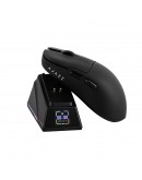 Ajazz професионална геймърска мишка AJ159 APEX - Wireless Gaming Mouse - 8K, Magnetic Charging Dock, Black