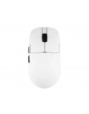 Ajazz професионална геймърска мишка AJ159 APEX - Wireless Gaming Mouse - 8K, Magnetic Charging Dock, White