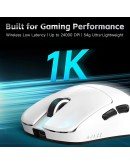 Ajazz професионална геймърска мишка AJ159 V2 MC - Wireless Gaming Mouse - 1K, Magnetic Charging Dock, Black