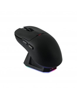 Ajazz професионална геймърска мишка AJ159P MC - Wireless Gaming Mouse - 1K, Magnetic Charging Dock, Black