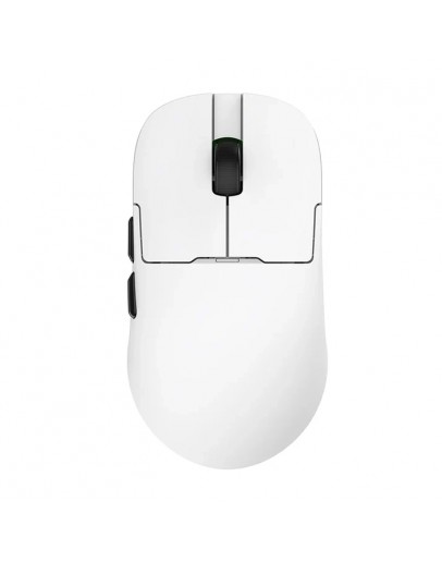 Ajazz професионална геймърска мишка AJ159P MC - Wireless Gaming Mouse - 1K, Magnetic Charging Dock, White