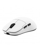 Ajazz професионална геймърска мишка AJ159P MC - Wireless Gaming Mouse - 1K, Magnetic Charging Dock, White