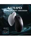 Ajazz професионална геймърска мишка AJ179 APEX - Wireless Gaming Mouse - 8K, Magnetic Charging Dock, Black