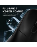 Ajazz професионална геймърска мишка AJ179 APEX - Wireless Gaming Mouse - 8K, Magnetic Charging Dock, White