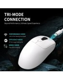 Ajazz професионална геймърска мишка AJ179 PRO - Wireless Gaming Mouse - 8K, Magnetic Charging Dock, Black