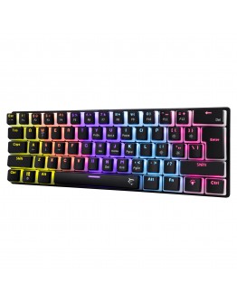 White Shark геймърска механична клавиатура Gaming Mechanical Keyboard SHINOBI 2 - Red Switches (English US), Black