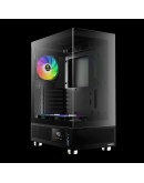 Gamdias кутия Case ATX - ATLAS E1 - 3 x 120 mm A-RGB, Digital Display, Tempered Glass