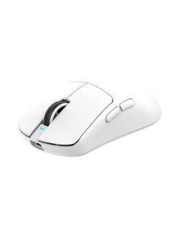 White Shark професионална геймърска мишка Wireless Gaming Mouse BORS - 12000dpi, 1000Hz, Bluetooth, White