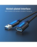 Vention Кабел USB 3.0  Extension AM / AF - 1.0M Black - CBHBF