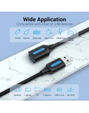 Vention Кабел USB 3.0  Extension AM / AF - 1.0M Black - CBHBF
