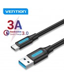 Vention Кабел USB 3.0 A M / USB-C M 0.25m - COZBC