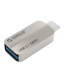 Orico адаптер Adpater OTG USB 3.1 Type C to Type A/F, Metal - CTA2-SV