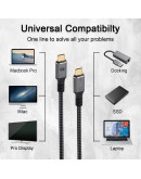 VCom кабел USB4.0 Type-C/Type-C 40Gbps, 240W - CU541M-1.2